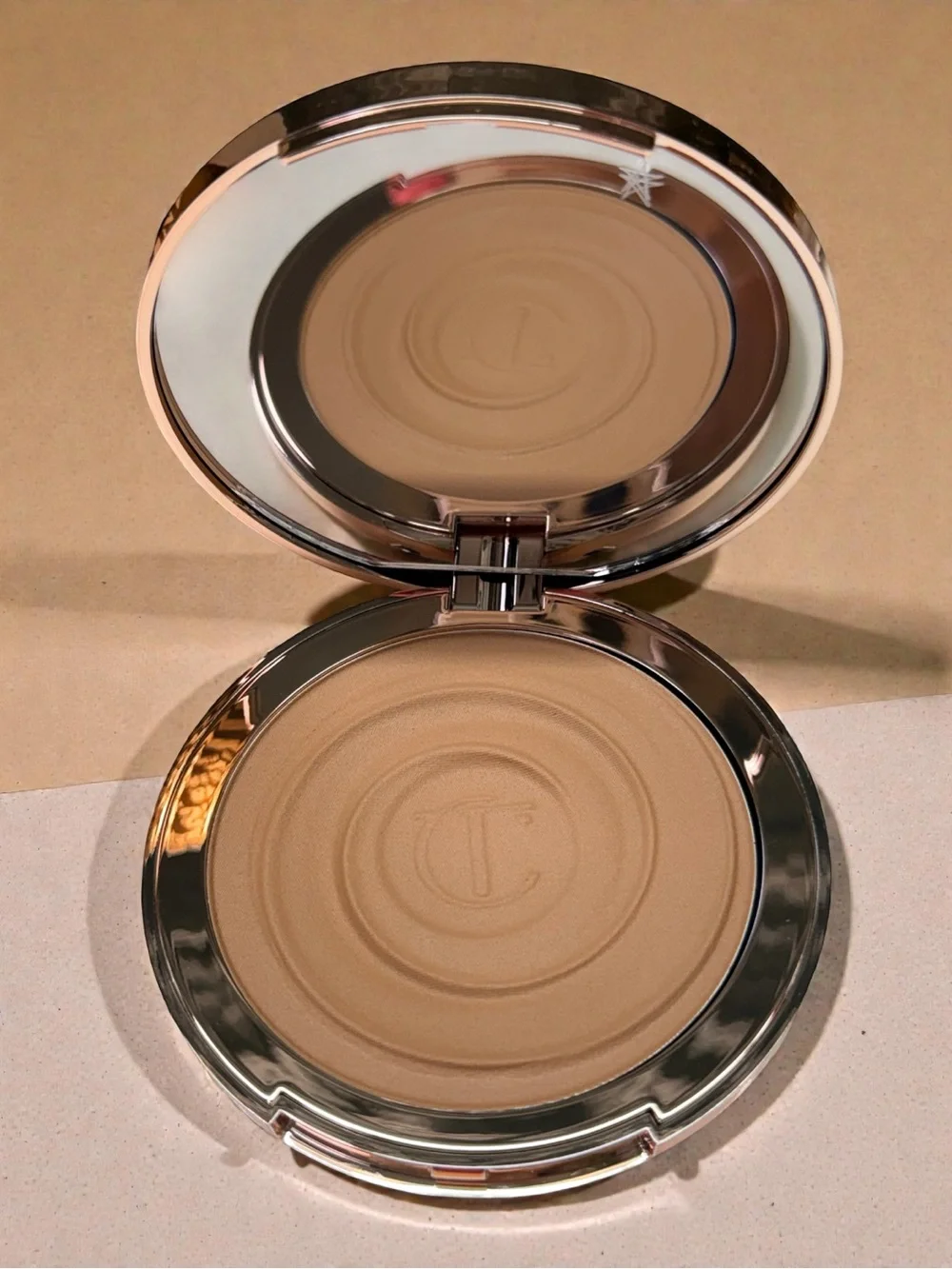 Charlotte Tilbury Sun-Kissed Glow Bronzer Shade 1 Fair Pale Full Size 0.74oz NIB